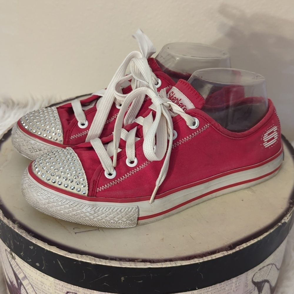 Red Sketchers Sneakers